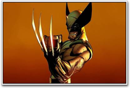 Wolverine Animated Paper Print - Movies posters in India - Buy art, film, design, movie, music, nature and educational paintings/wallpapers at Wolverine Animated Paper Print - Movies posters in India - Buy art, film, design, movie, music, nature and educational paintings/wallpapers at