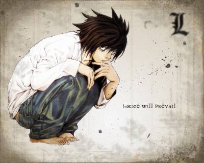 L Death Note Posters For Room Anime Poster Anime Photographic Paper Tv Series Posters In India Buy Art Film Design Movie Music Nature And Educational Paintings Wallpapers At Flipkart Com