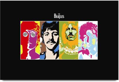 the beatles pop art poster