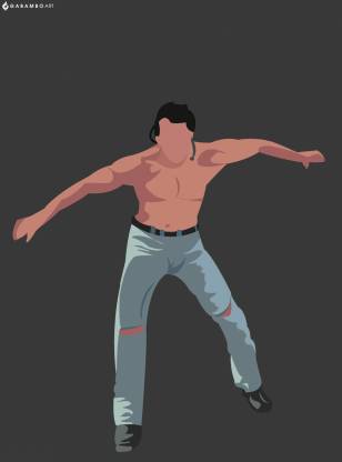 Dance Moves - Salman Khan Paper Print - Gabambo posters - Movies posters in  India - Buy art, film, design, movie, music, nature and educational  paintings/wallpapers at 