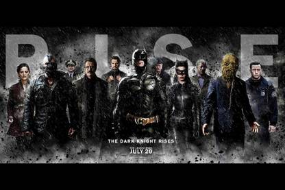 Da Vinci Posters Dark Knight Rises Full Cast 2in1 Sticker Poster Photographic Paper Movies Posters In India Buy Art Film Design Movie Music Nature And Educational Paintings Wallpapers At Flipkart Com