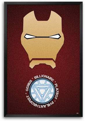 Genius Iron Man Framed Photographic Paper - Quotes & Motivation posters in India - Buy art, film, design, movie, music, nature and educational paintings/wallpapers at Genius Iron Man Framed Photographic Paper - Quotes & Motivation posters in India - Buy art, film, design, movie, music, nature and educational paintings/wallpapers at