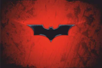 Colormart Red Black Batman Sign Photographic Paper - Animation & Cartoons  posters in India - Buy art, film, design, movie, music, nature and  educational paintings/wallpapers at 