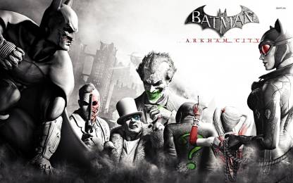 Batman: Arkham City villains Athah Fine Quality Poster Paper Print - Comics  posters in India - Buy art, film, design, movie, music, nature and  educational paintings/wallpapers at 