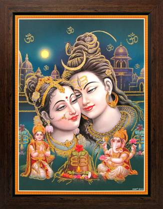 Shiva Shankar Parvati Ganesha Kartikeya Poster Paper Print Art Paintings Religious Decorative Posters In India Buy Art Film Design Movie Music Nature And Educational Paintings Wallpapers At Flipkart Com Shankar parvati photo hd wallpapers and backgrounds available for download for free. shiva shankar parvati ganesha