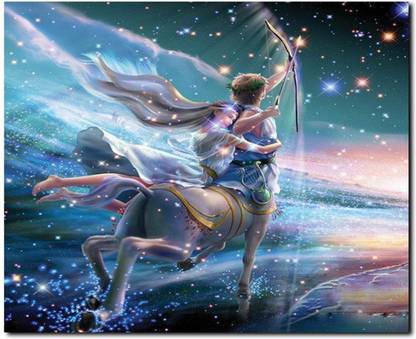 Stybuzz Sagittarius Horoscope Frameless Canvas Art - Art & Paintings posters in India - Buy art, film, design, movie, music, nature and educational paintings/wallpapers at Stybuzz Sagittarius Horoscope Frameless Canvas Art - Art & Paintings posters in India - Buy art, film, design, movie, music, nature and educational paintings/wallpapers at