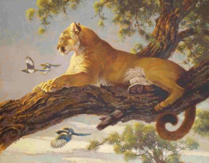 Painting without Frame Scenery-57 Canvas Art - Animals posters in India -  Buy art, film, design, movie, music, nature and educational paintings/wallpapers  at 