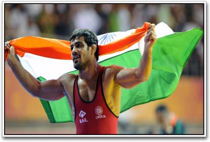 Sushil Kumar Photographic Paper - Sports posters in India - Buy art, film,  design, movie, music, nature and educational paintings/wallpapers at  
