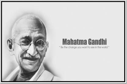 Mahatma Gandhi Quotes Poster Paper Print - Personalities posters in ...