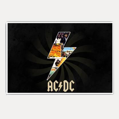 Ac Dc Fan Art King Size Poster Paper Print - Abstract posters in India ...