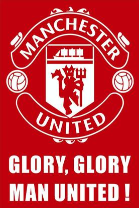 Euerkadesigns Manchester United Logo Poster Fine Art Print Sports Posters In India Buy Art Film Design Movie Music Nature And Educational Paintings Wallpapers At Flipkart Com