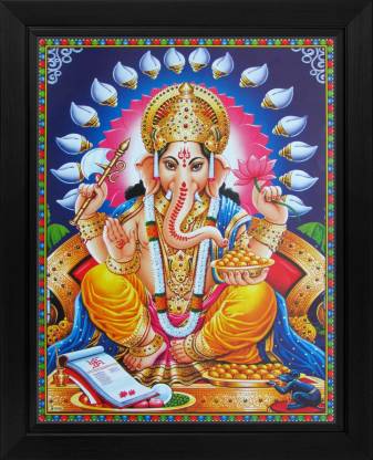 Lord Ganesha / Ganpati / Ganesh Poster Paper Print - Art & Paintings ...