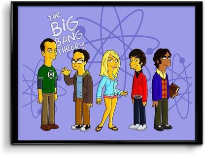 The Big Bang Theory Anime Paper Print - Pop Art posters in India - Buy ...