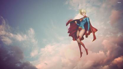 Supergirl flying above the clouds Athah Fine Quality Poster Paper Print - Animation & Cartoons posters in India - Buy art, film, design, movie, music, nature and educational paintings/wallpapers at Supergirl flying above the clouds Athah Fine Quality Poster Paper Print - Animation & Cartoons posters in India - Buy art, film, design, movie, music, nature and educational paintings/wallpapers at