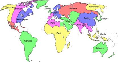 Vancouver On World Map