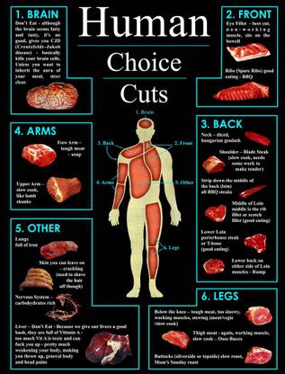 35+ Human choice cuts poster