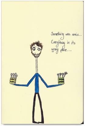 Something Is In Wrong Place Paper Print - Art & Paintings posters in ...