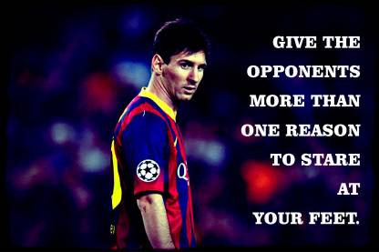 Lionel Messi quotes poster khiến bạn như lạc vào thế giới của ngôi sao bóng đá này. Những câu nói của Messi sẽ đem lại cho bạn những cảm xúc trọn vẹn nhất. Mỗi lời của Messi đều mang trong mình niềm tin vững chắc, sự quyết tâm và tinh thần chiến đấu. Đó chính là cảm hứng để bạn luôn phấn đấu và tiến lên.