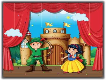 Children doing stage drama 0494 Poster Photographic Paper - Abstract,  Animals, Animation & Cartoons, Architecture, Art & Paintings, Children,  Comics, Cuisine, Decorative, Educational, Floral & Botanical, Gaming,  Humor, Maps, Minimal Art, Movies,