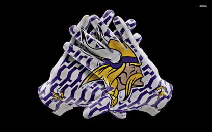 Football gloves vikings store