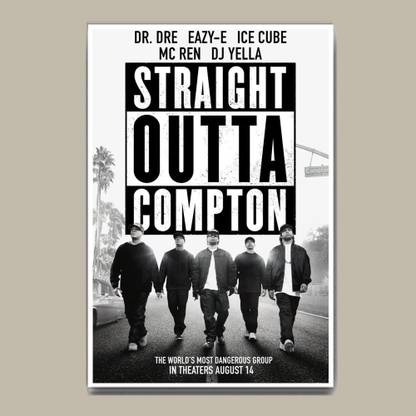 Straight Outta Compton Movie King Size Poster Paper Print Abstract Posters In India Buy Art Film Design Movie Music Nature And Educational Paintings Wallpapers At Flipkart Com