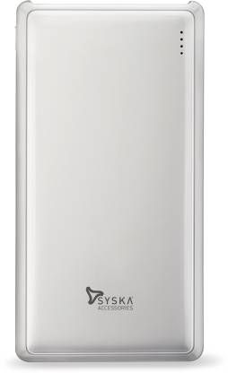 Get more than 60% off on powerful power bank at Flipkart sale : 63% Off On Syska 20000 MAh Power Bank (Power, Pro 200-)