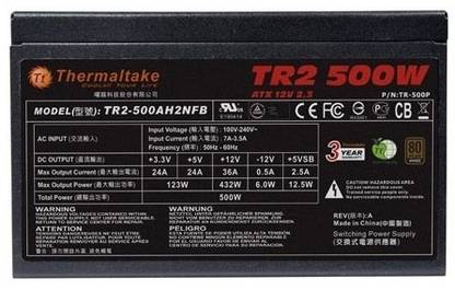Thermaltake Tr2 500w Bronze 500 Watts Psu Thermaltake Flipkart Com