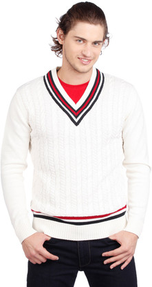 ZOVI V-neck Solid Men Pullover - Buy 