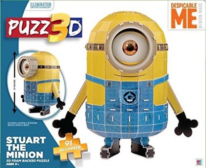 Puzz 3D Puzz3D Despicable Me Stuart The Minion Beginner Puzzle 