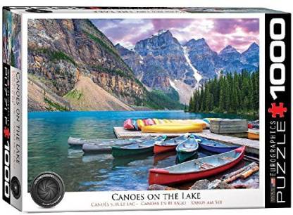 EuroGraphics Canoes on The Lake Jigsaw Puzzle (1000-Piece)
