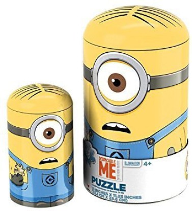 NEW 48 Piece Minions Large Capsule Tin Jigsaw Puzzle Cardinal Industries 