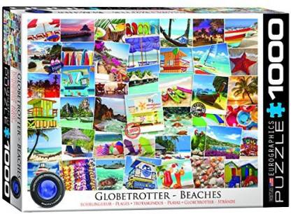 EuroGraphics Beaches Globetrotter Jigsaw Puzzle (1000 Piece)