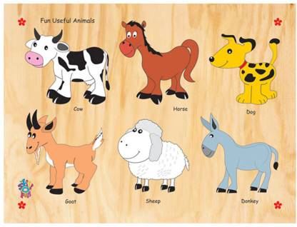 SKILLOFUN Skillofun Fun ID - Useful Animals (Raised) - Skillofun Fun ID - Useful  Animals (Raised) . shop for SKILLOFUN products in India. Toys for 2 - 5  Years Kids. 