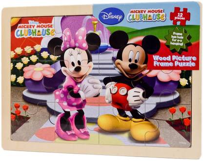 Disney Mickey Mouse Clubhouse Wood Picture Frame Puzzle Mickey Mouse Clubhouse Wood Picture Frame Puzzle Buy Mickey Mouse Minnie Mouse Toys In India Shop For Disney Products In India Flipkart Com