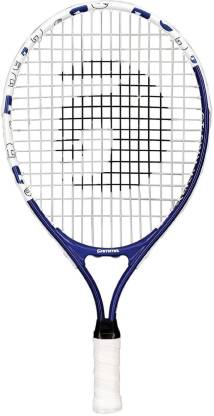 Gamma Sports Kids Quick 93" Tennis Racquet, 19" White, Blue Strung Tennis Racquet