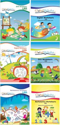 worksheets for lkg ukg maths evs english buy worksheets for lkg ukg maths evs english by global shiksha india pvt ltd at low price in india