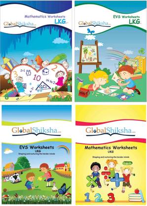 worksheets for lkg ukg maths evs buy worksheets for lkg ukg maths evs by global shiksha india pvt ltd at low price in india flipkart com