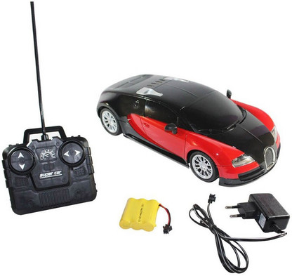 BLACK BUGATTI VEYRON Radio Remote Control Car  Scale 1.16  FAST SPEED 