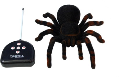 9 inch Aerbee RC Giant Tarantula Toys Wireless Remote Control High Simulation Spider Animal Toys Realistic Action with Glowing Eyes Perfect for Joke Game Kids Playing Remote Control Spider Toys 