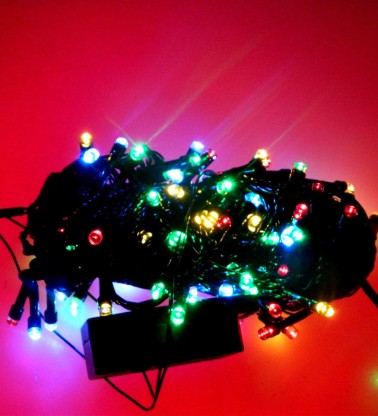 Lacgo Halloween de Noël à LED clignotant Sway cloches/Tambourin pour bar KTV fête Multicolore, 1 pcs 