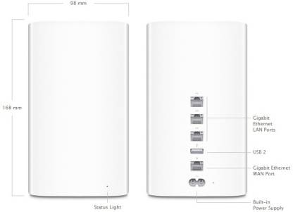 APPLE AirPort Extreme 1300 Mbps Wireless Router - APPLE : 