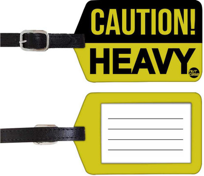Nutcaseshop HEAVY Luggage Tag 