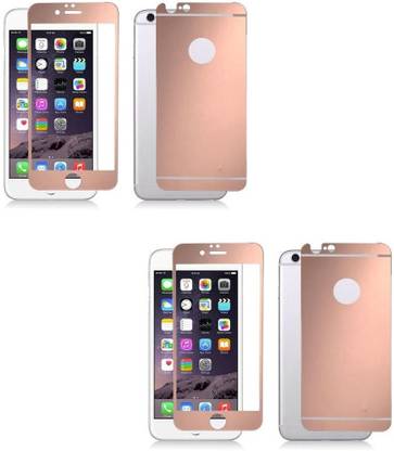 Mudshi Tempered Glass Guard For Iphone 6s Plus Rose Gold Color Front And Back Mudshi Flipkart Com