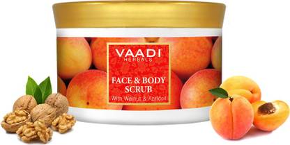 Vaadi Herbals Face And Body Scrub With Walnut And Apricot Scrub