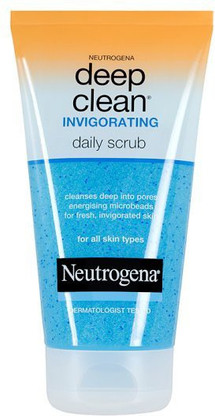 neutrogena deep clean invigorating daily scrub