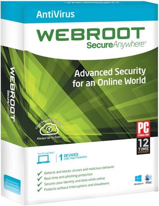 Webroot Anti-virus 1.0 User 1 Year - Buy Webroot Anti-virus ...