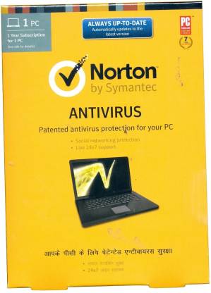 Norton AntiVirus 1 PC 1 Year