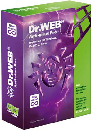 Dr.Web Anti-Virus Pro 8.0 1 PC 2 Year