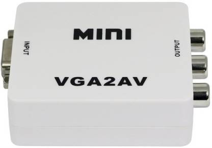 microware Mini VGA 2 AV Converter Media Streaming Device