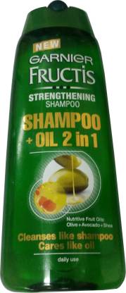 Wegrijden Digitaal Bezwaar GARNIER Fructis Strengthening Shampoo + Oil 2 in 1 - Price in India, Buy GARNIER  Fructis Strengthening Shampoo + Oil 2 in 1 Online In India, Reviews,  Ratings & Features | Flipkart.com
